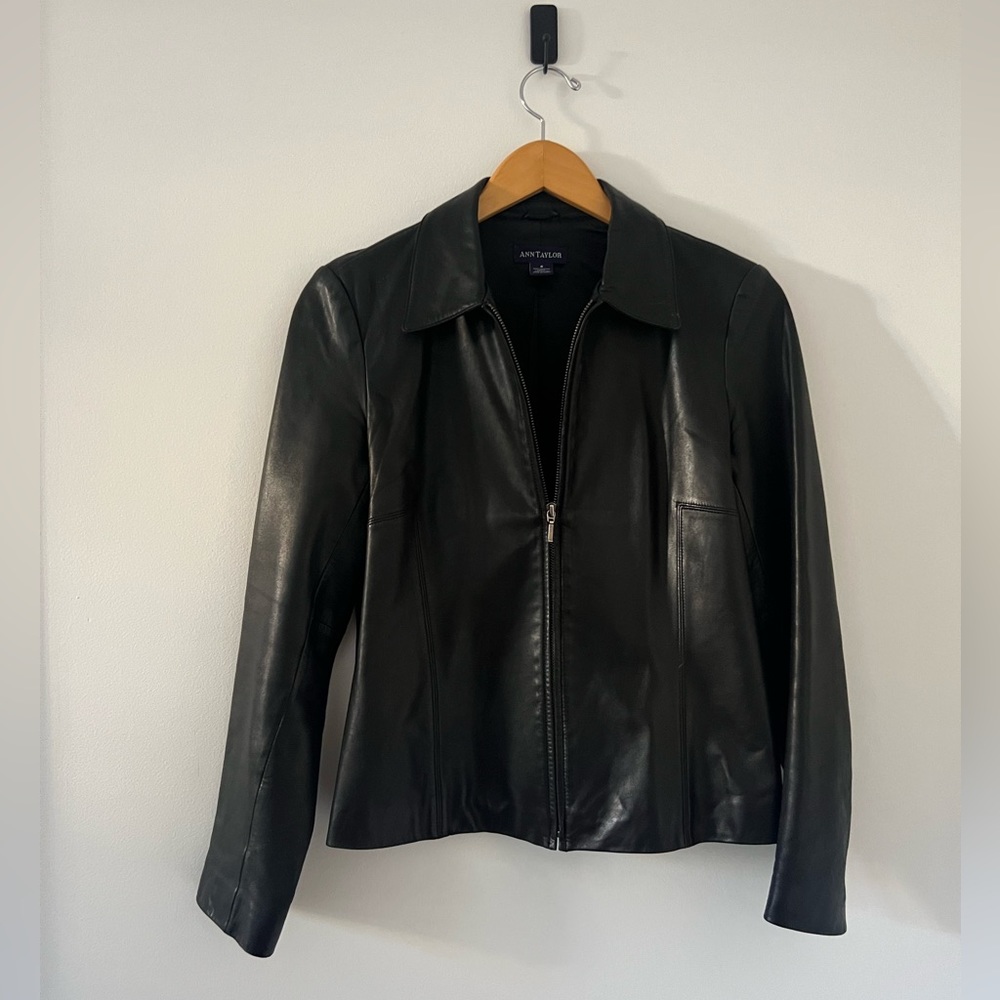 Vintage Ann Taylor Leather Jacket
